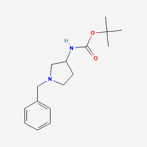 (R)-1-Benzyl-3-(Boc-amino)pyrrolidine structure, CAS 99735-30-5
