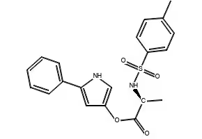 3-(N-Tosyl-L-alaninyloxy)-5-phenylpyrrole structure, CAS 99740-00-8