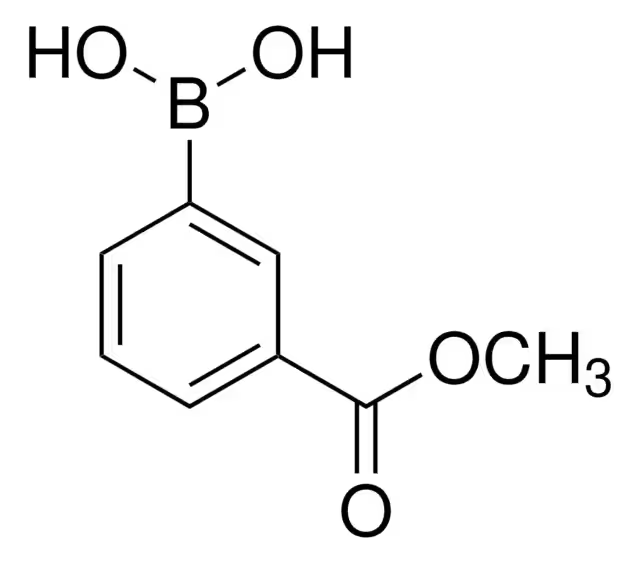 3-Methoxycarbonylphenylboronic acid structure, CAS 99769-19-4