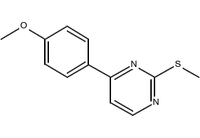 2-Amino-4-(4-methoxyphenyl)pyrimidine structure, CAS 99844-02-7