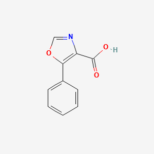 5-Phenyl-1,3-oxazole-4-carboxylic acid structure, CAS 99924-18-2