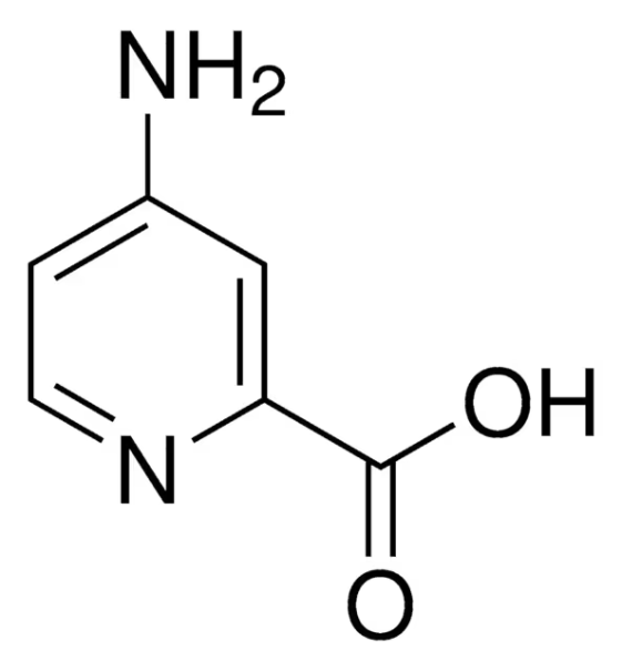4-Aminopyridine-2-carboxylic acid structure, CAS 100047-36-7