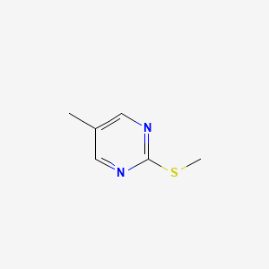 5-Methyl-2-(methylthio)pyrimidine structure, CAS 100114-24-7