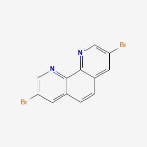 3,8-Dibromophenanthroline structure, CAS 100125-12-0