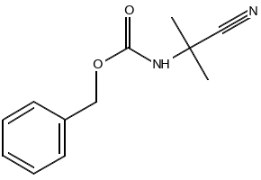 Benzyl (1-cyano-1-methylethyl)carbamate structure, CAS 100134-82-5