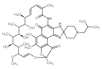 25-O-Deacetyl Rifabutin structure, CAS 100324-63-8
