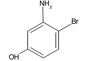 3-Amino-4-bromophenol structure, CAS 100367-37-1