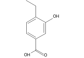 4-Ethyl-3-hydroxybenzoic acid structure, CAS 100523-85-1