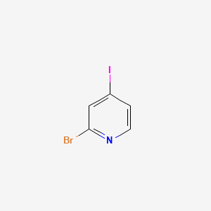 2-Bromo-4-iodopyridine structure, CAS 100523-96-4
