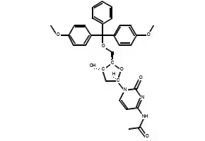 N-Acetyl-5'-O-(4,4'-dimethoxytrityl)-2'-deoxycytidine structure, CAS 100898-63-3