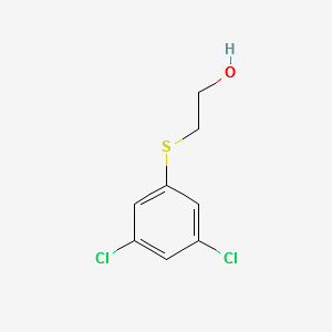 3,5-Dichlorophenylthioethanol structure, CAS 101079-86-1