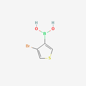 3-Bromothiophene-4-boronic acid structure, CAS 101084-76-8