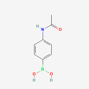 4-Acetamidophenylboronic acid structure, CAS 101251-09-6