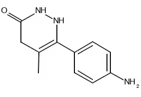 (R)-6-(4-Aminophenyl)-4,5-dihydro-5-methyl-3(2H)-pyridazinone structure, CAS 101328-85-2