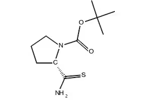 tert-Butyl 2(S)-thiocarbamoylpyrrolidine-1-carboxylate structure, CAS 101410-18-8