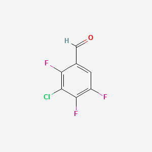 3-Chloro-2,4,5-trifluorobenzaldehyde structure, CAS 101513-80-8