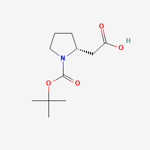 (R)-2-(Carboxymethyl)pyrrolidinium chloride structure, CAS 101555-60-6