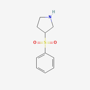 3-(Phenylsulfonyl)pyrrolidine structure, CAS 101769-04-4
