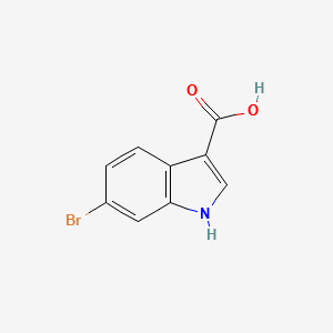 6-Bromoindole-3-carboxylic acid structure, CAS 101774-27-0