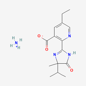 Imazethapyr ammonium structure, CAS 101917-66-2