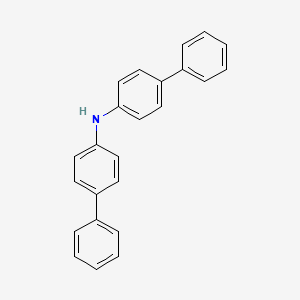 Bis(4-biphenylyl)amine structure, CAS 102113-98-4