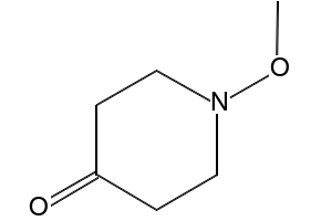 1-Methoxypiperidin-4-one structure, CAS 102170-24-1