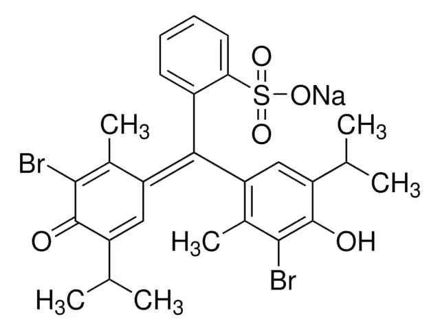 Bromochlorophenol Blue sodium salt structure, CAS 102185-52-4
