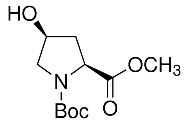 N-Boc-cis-4-Hydroxy-L-proline methyl ester structure, CAS 102195-79-9