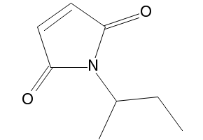 N-(1-Methylpropyl)maleimide structure, CAS 102331-61-3