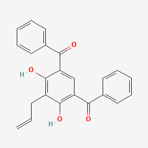 2-Allyl-4,6-dibenzoylresorcinol structure, CAS 102593-74-8