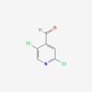 2,5-Dichloropyridine-4-carboxaldehyde structure, CAS 102645-33-0