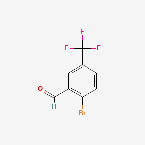 2-Bromo-5-(trifluoromethyl)benzaldehyde structure, CAS 102684-91-3