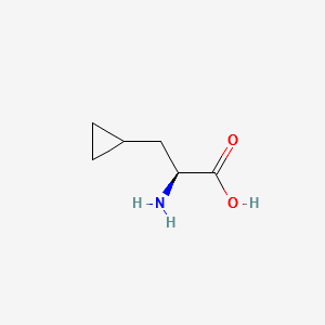 L-3-Cyclopropylalanine structure, CAS 102735-53-5