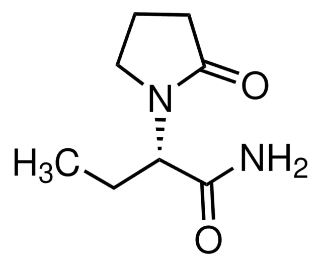 Levetiracetam structure, CAS 102767-28-2
