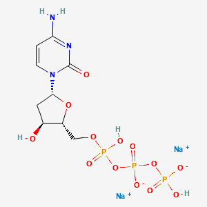 2'-Deoxycytidine-5'-triphosphoric acid disodium salt structure, CAS 102783-51-7