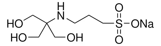 3-[N,N-Bis(hydroxyethyl)amino]-2-hydroxypropanesulphonic acid sodium salt structure, CAS 102783-62-0