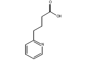 4-(2-Pyridinyl)butanoic acid structure, CAS 102879-51-6