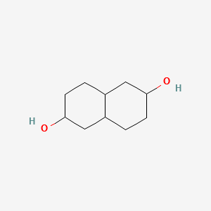 2,6-Decahydronaphthalenediol structure, CAS 102942-69-8