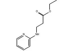 Ethyl 3-(pyridin-2-ylamino)propanoate structure, CAS 103041-38-9