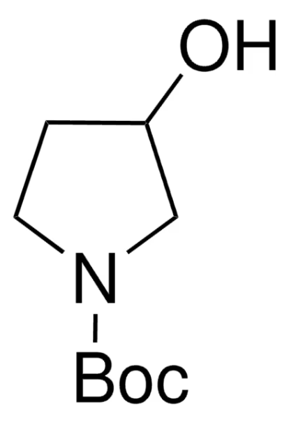 (R)-1-Boc-3-hydroxypyrrolidine structure, CAS 103057-44-9