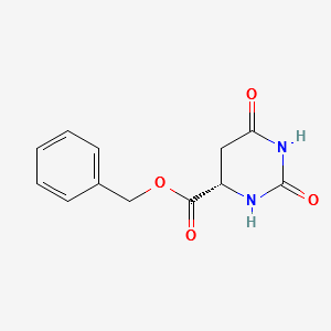 (S)-Hexahydro-2,6-dioxo-4-pyrimidinecarboxylic acid phenylmethyl ester structure, CAS 103300-84-1