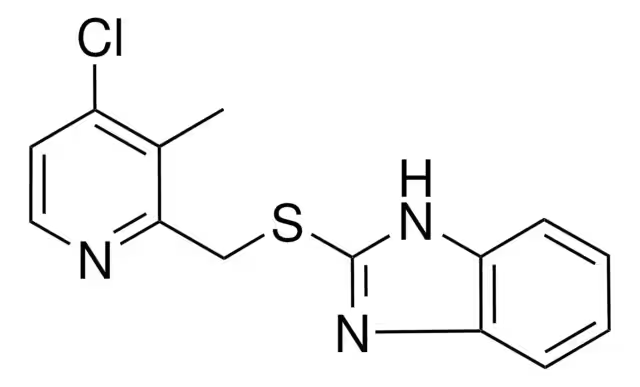 2-[(4-Choloro-3-methyl-2-pyridinylmethyl)thio]-1H-benzimidazole structure, CAS 103312-62-5