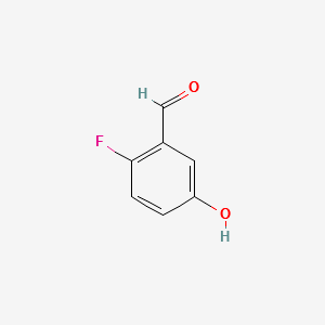 2-Fluoro-5-hydroxybenzaldehyde structure, CAS 103438-84-2