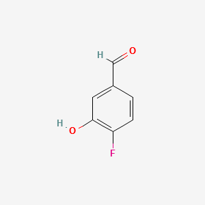 4-Fluoro-3-hydroxybenzaldehyde structure, CAS 103438-85-3