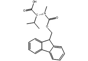 Fmoc-N-methyl-D-valine structure, CAS 103478-58-6