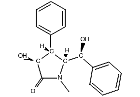 Clausenamide structure, CAS 103541-15-7