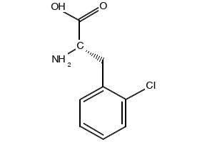 2-Chloro-L-phenylalanine structure, CAS 103616-89-3