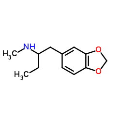 N-Methyl-1-(3,4-methylenedioxyphenyl)-2-butanamine structure, CAS 103818-46-8