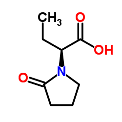 Levetiracetam acid structure, CAS 103833-72-3