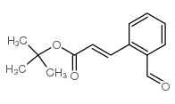 (E)-3-(2-Formylphenyl)-2-propenoic acid 1,1-dimethyl ethyl ester structure, CAS 103890-69-3